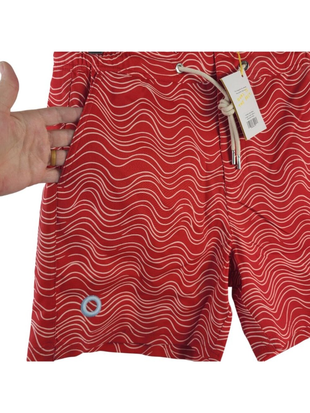 NEW The Merino Swim Shorts Crimson Current Sz Medium By Sheep Inc. - Picture 4 of 9
